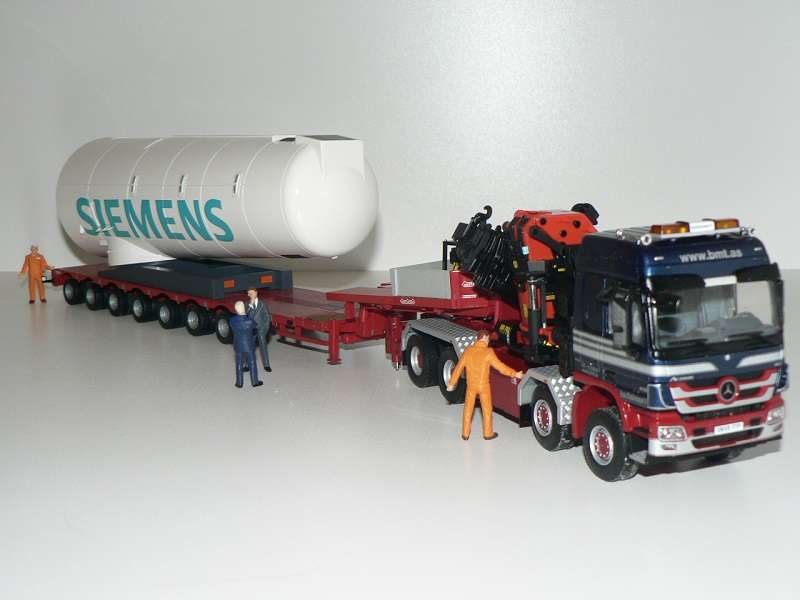 1/50 Mammoet Vestas Crate Load For Tractor Trailers And Cranes 