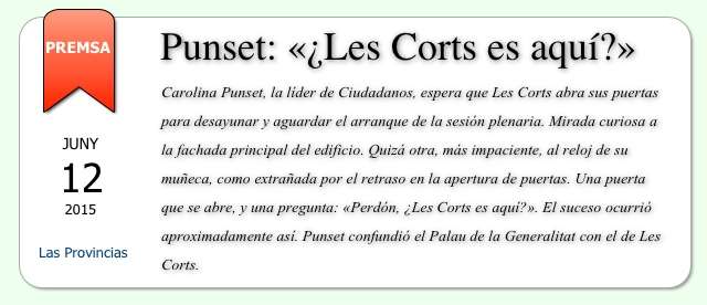 Notícia Las Províncias - Punset