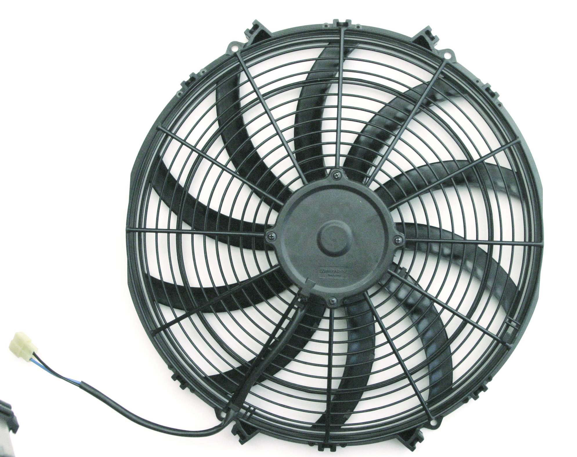 Spal S-Blade Electric Fan 10 Inch 802 CFM Weather pack Connectors With Pigtail - AFCO Racing