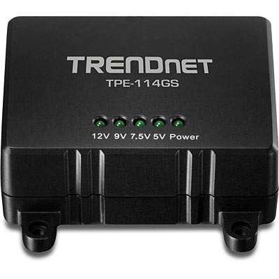 Adaptador Power Over Gigabit TrendNet - TPE-114GS