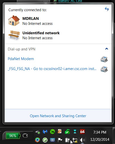 Wifi Unidentified Network Windows Vista