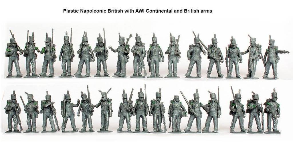 28mm Perry Miniatures Plastic Napoleonic British Infantry 