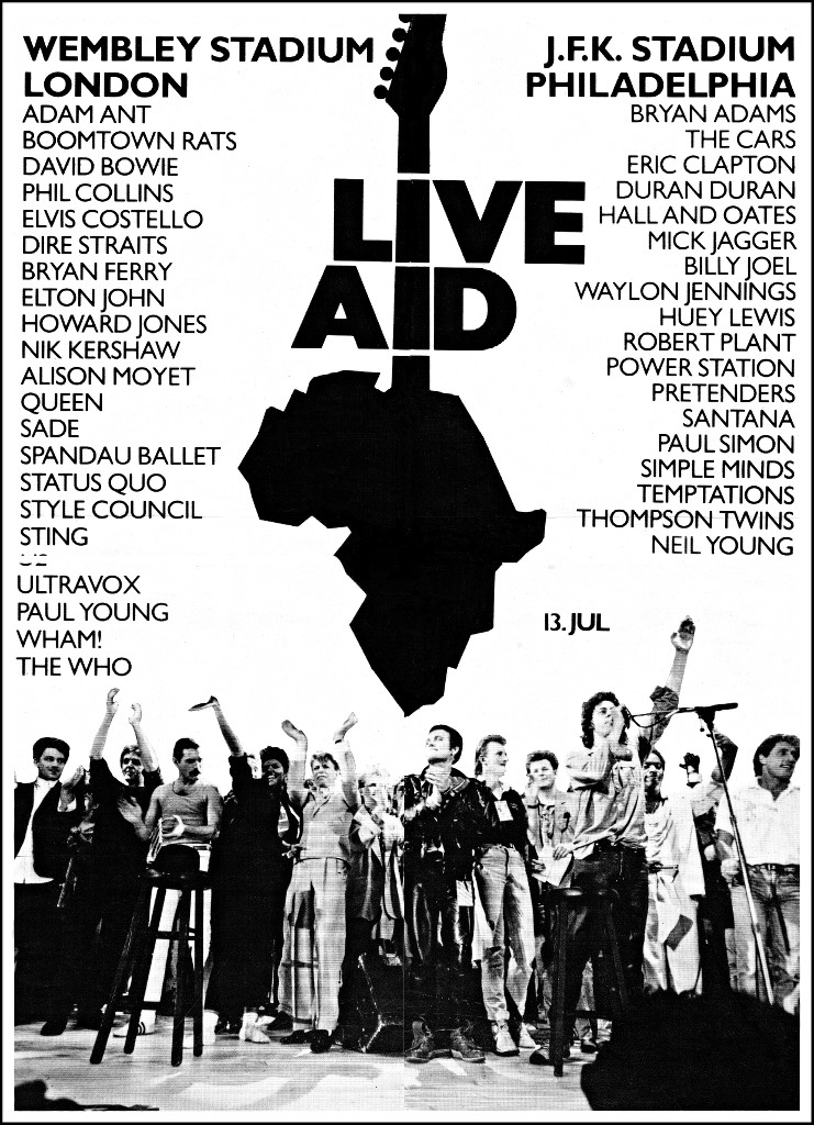 Live Aid 1985 Poster