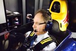 Johan De Nysschen in the Infiniti Red Bull F1 Simulator