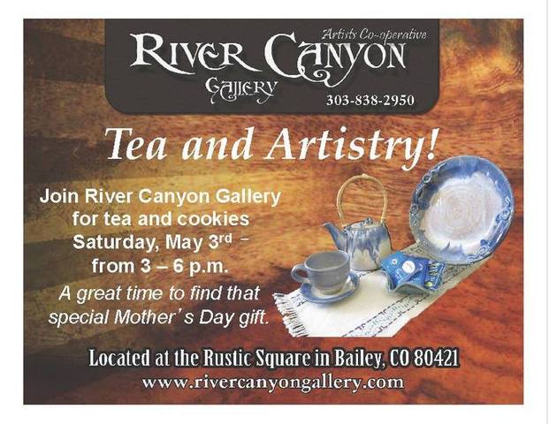 River Canyon Art Gallery Bailey Tea and Artistry Mothers Day Sale 2014