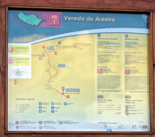 MIRADOR PICO DOS BARCELOS - EIRA DO SERRADO - PICOS AREEIRO/RUIVO (ruta a pie). - Madeira. Los grandes paisajes de una pequeña isla. (14)