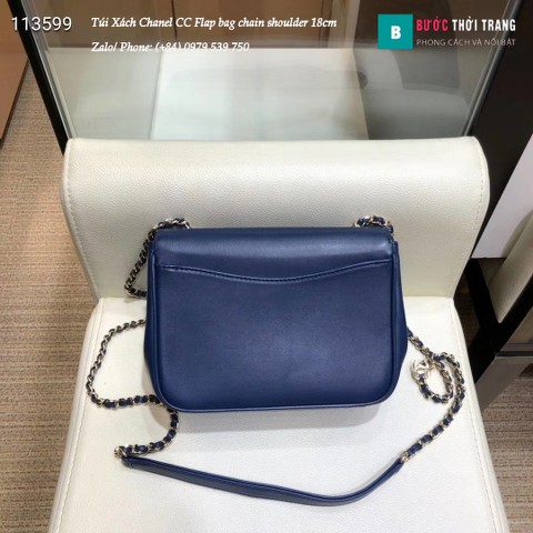 Túi Xách Chanel CC Flap bag chain shoulder 18cm - AS0321