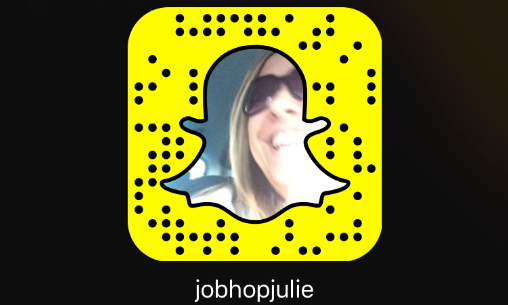 Jobhop Julie on Snapchat