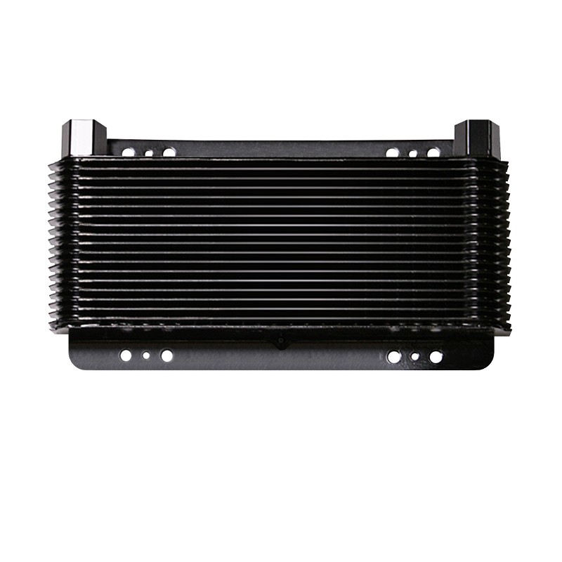 Oil Cooler, 8 x 11 x 1-1/2 Inch, 36-PaSS Stacked Plate