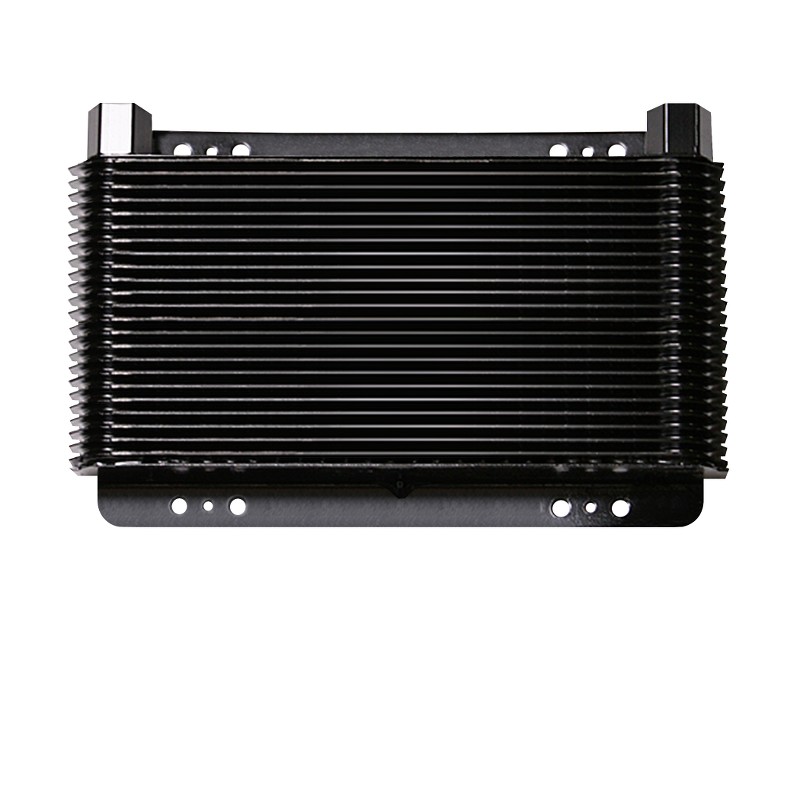 Oil Cooler, 11 x 11 x 1-1/2 Inch, 48-PaSS Stacked Plate