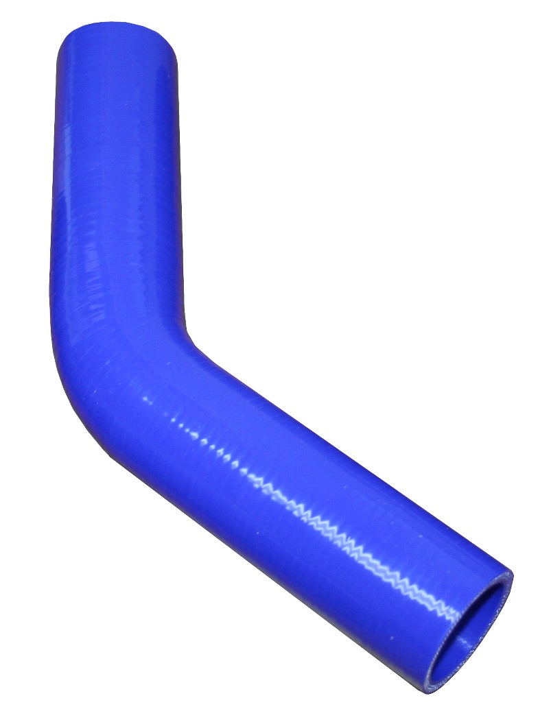 Silicon  Blue  Radiator   Hose  12 Inch Length  1.75 I.D.  45  