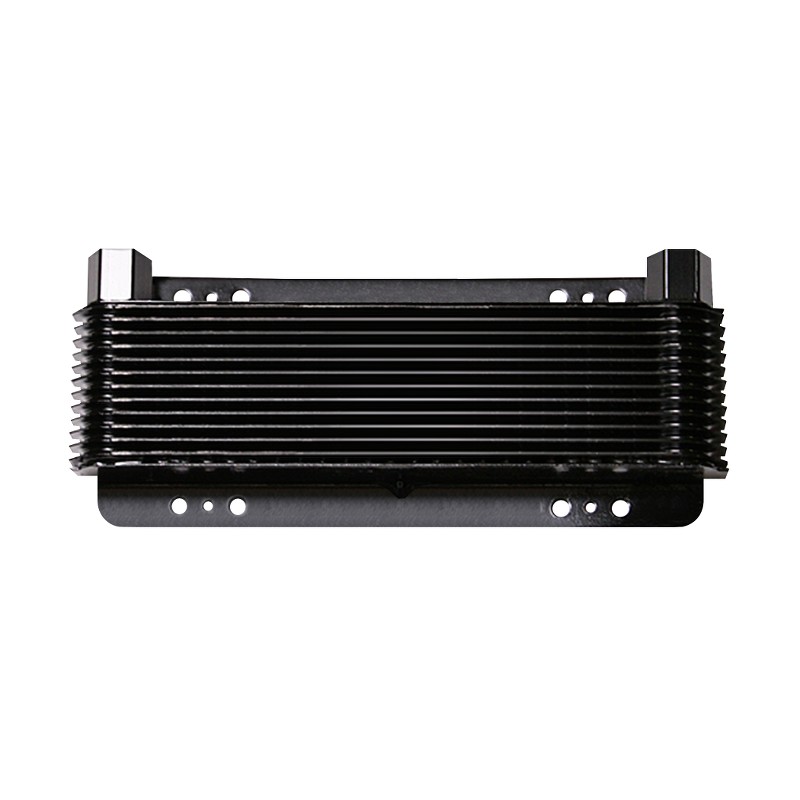 Oil Cooler, 5-3/4 x 11 x 1-1/2 Inch, 24-PaSS Stacked Plate