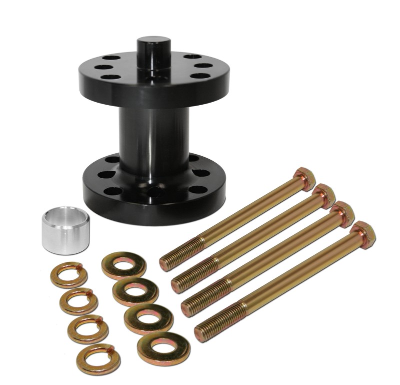 Aluminum  Fan Spacer Kit  2-1/2 Inch  Fits 5/8 Or 3/4 Drive  Comes With Bolts, Bushings, & Washers      