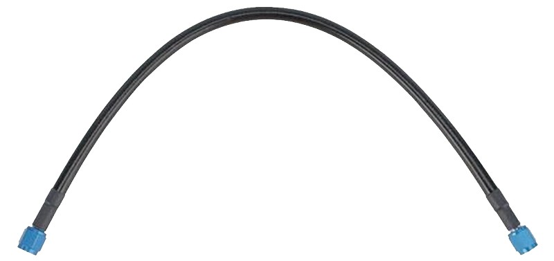 Kevlar  Flexible Brake Line  4 AN Straight Fittings  -4 Line  34 Inches Long      