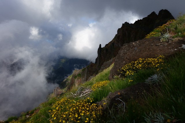 MIRADOR PICO DOS BARCELOS - EIRA DO SERRADO - PICOS AREEIRO/RUIVO (ruta a pie). - Madeira. Los grandes paisajes de una pequeña isla. (46)