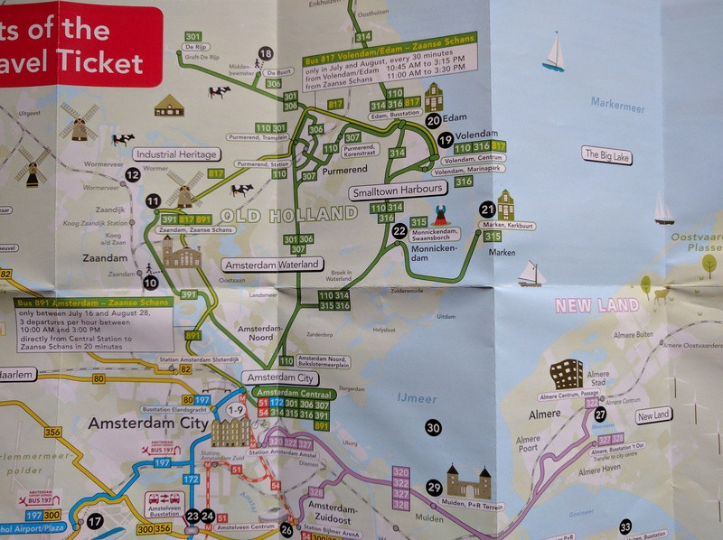 Tres días y medio por Amsterdam - Blogs de Holanda - Plan de la excursión y tickets (Zaanse Schans, Edam, Volendam y Marken) (2)
