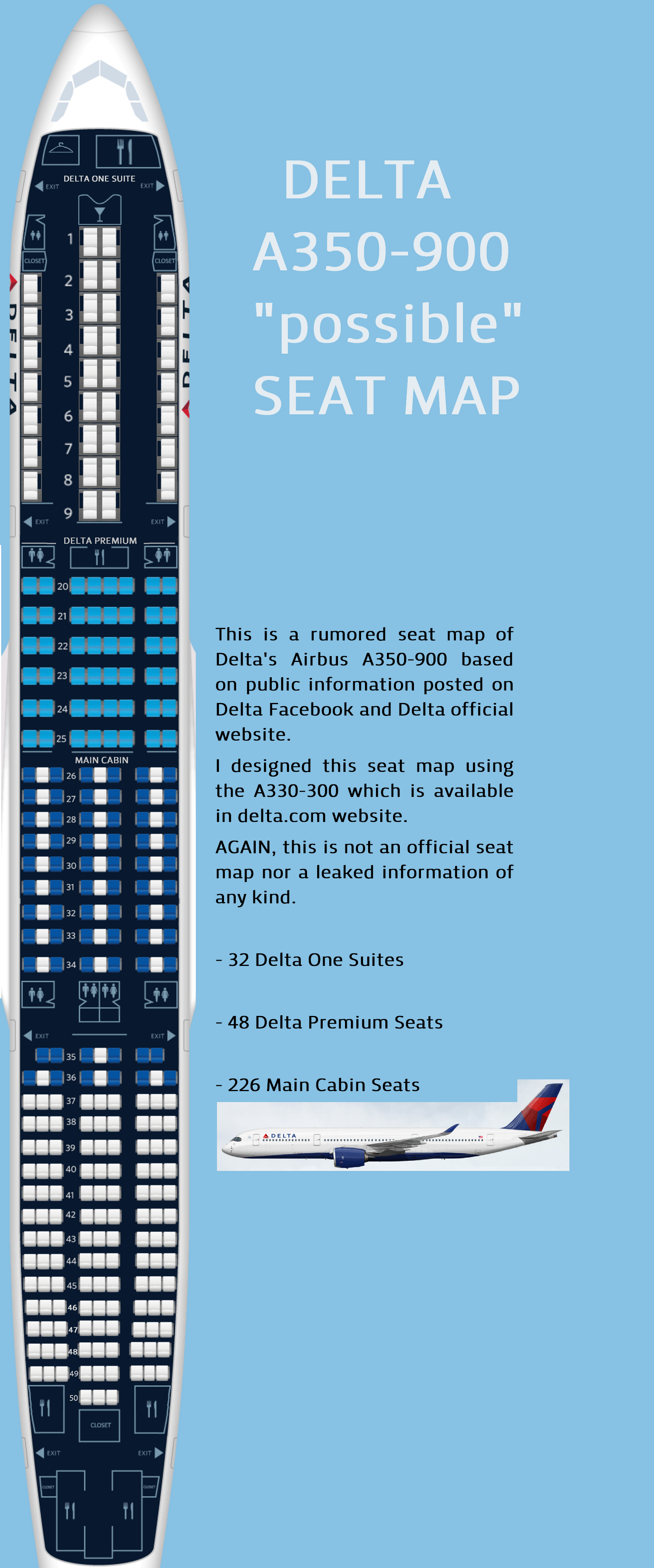 Delta Airlines Boeing 747 Seating Chart