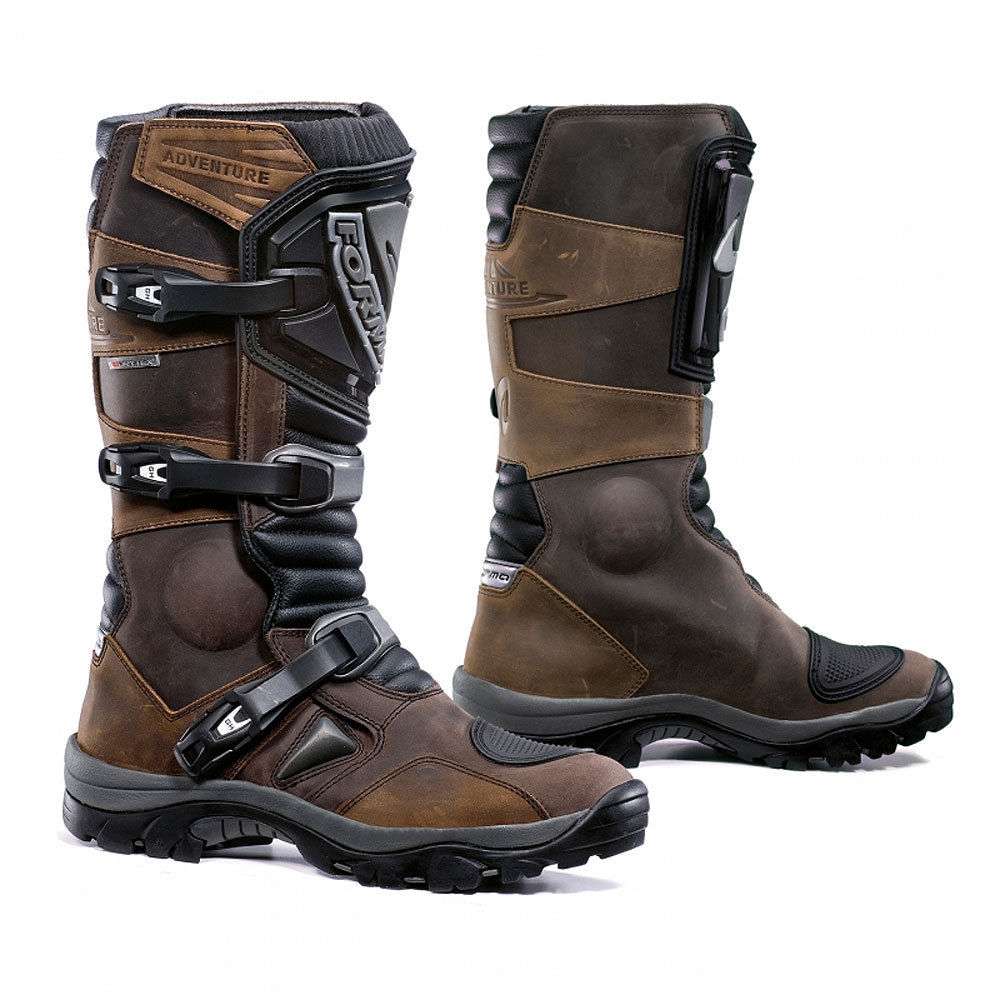 Forma Adventure Leather Touring Waterproof Motorcycle Boots Brown or