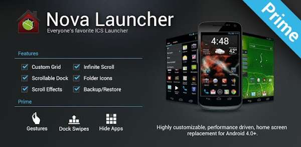 Nova Launcher Prime v3.3 APK Full indir