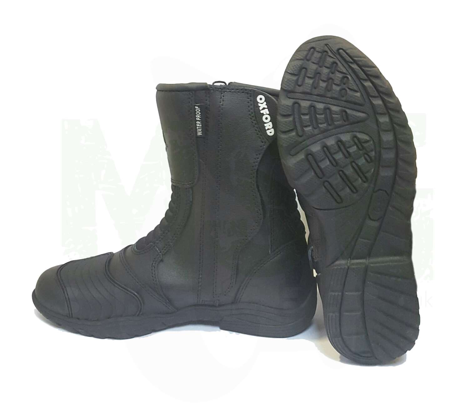  Black Leather Waterproof Motorcycle Hunter Wellington Boots  Oxford 