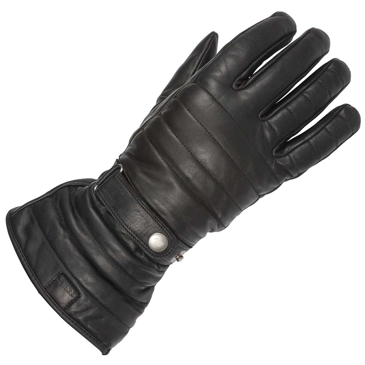 SPADA ICE Motorcycle Glove Waterproof Motorbike Black Leather/Textile Glove 
