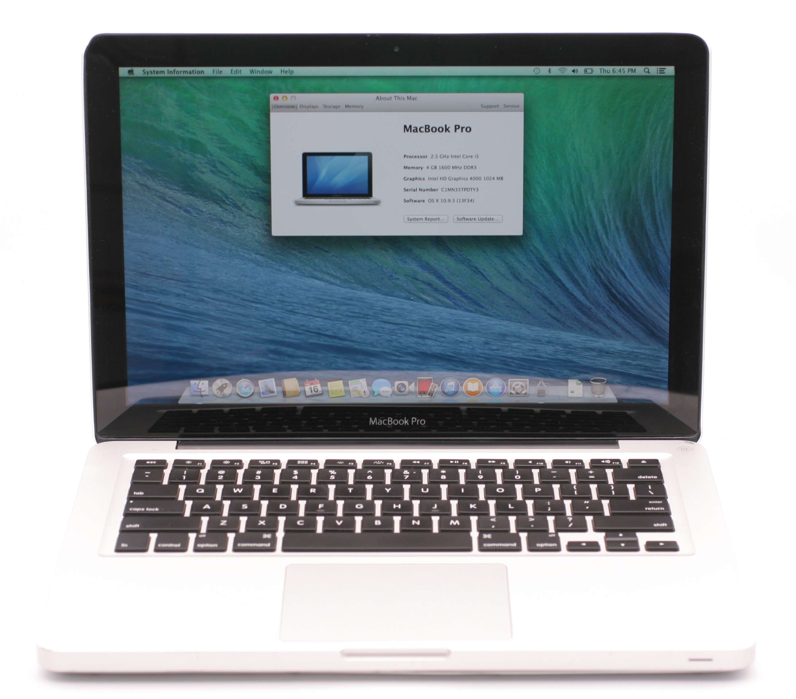Apple MacBook Pro 13.3" Mid 2012 Laptop 2.5GHz Intel Core i5 4GB 500GB