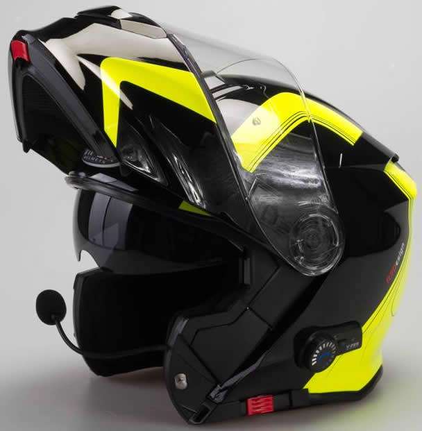 Viper RS-V171 BL 3.0 Flip Up Touring Motorcycle Motorbike Helmet White