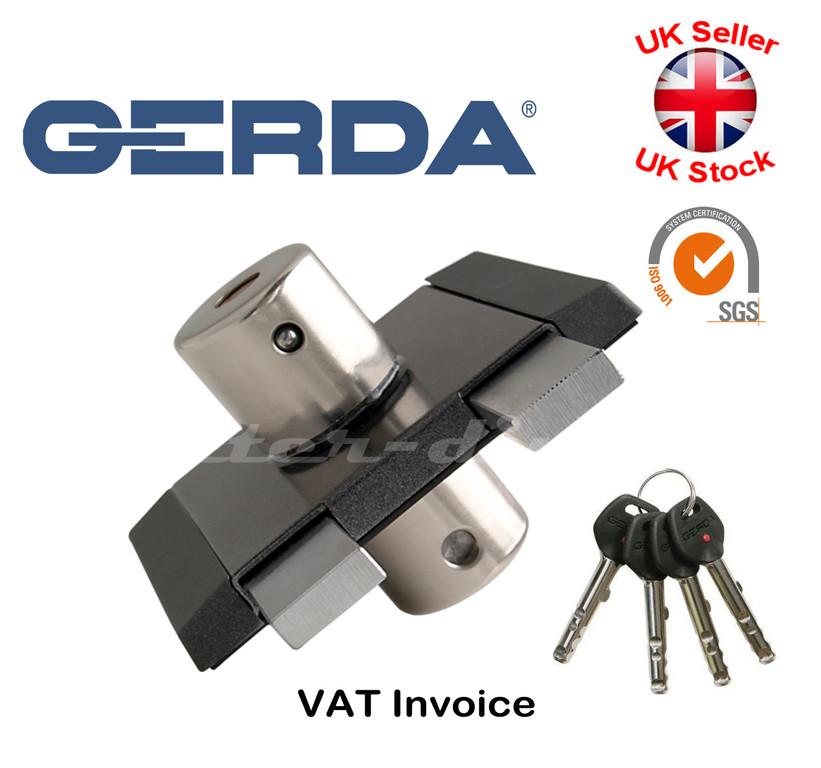 Gerda High Quality Surface Mounted Door Lock Home Office Shop 4 Keys ZX Deadlock
