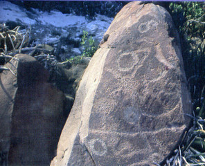 Petroglifo en Boca de Potrerillos