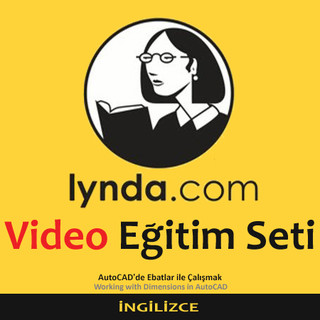 Lynda.com Video Eğitim Seti - AutoCADde Ebatlar ile Çalışmak - İngilizce