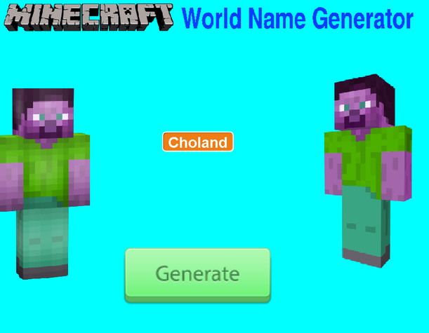 Do You Need A Name For Your Minecraft World Then Generate It Here