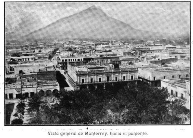 Vista de Monterrey hacia el oeste (1902)