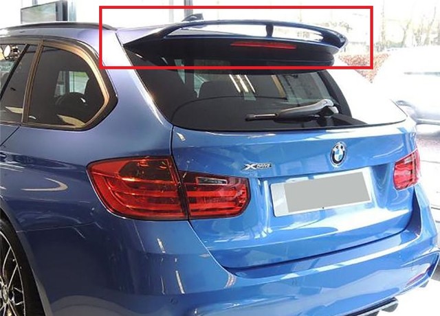 For 2012-2018 BMW F30 31 M3 3-Series Sedan-Rear Window Roof Spoiler Unpainted