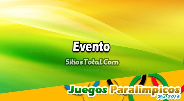 Levantamiento de potencia en Vivo – Juegos Paralímpicos Río 2016 – Viernes 9 de Septiembre del 2016