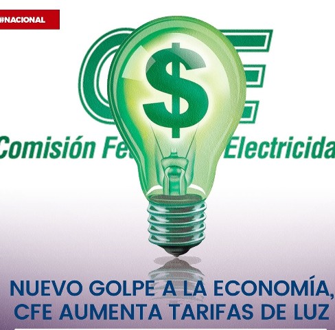 CFE aumenta sus tarifas para negocios