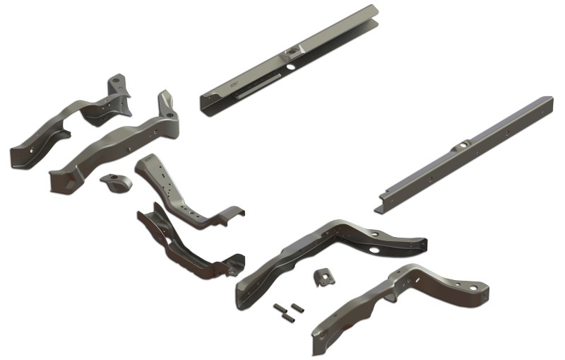 1968-72 Chevrolet Chevelle Replacement Frame Kit