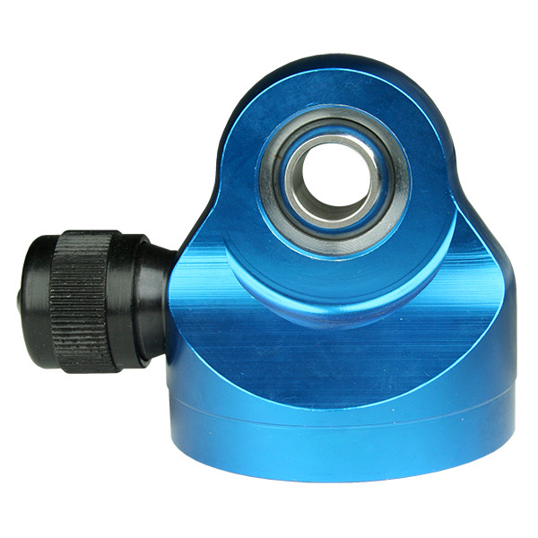 End Cap Assembly.   T2 Adjustable  Aluminum  With 1/2" Bearing  Blue  No Bleed Needle    
