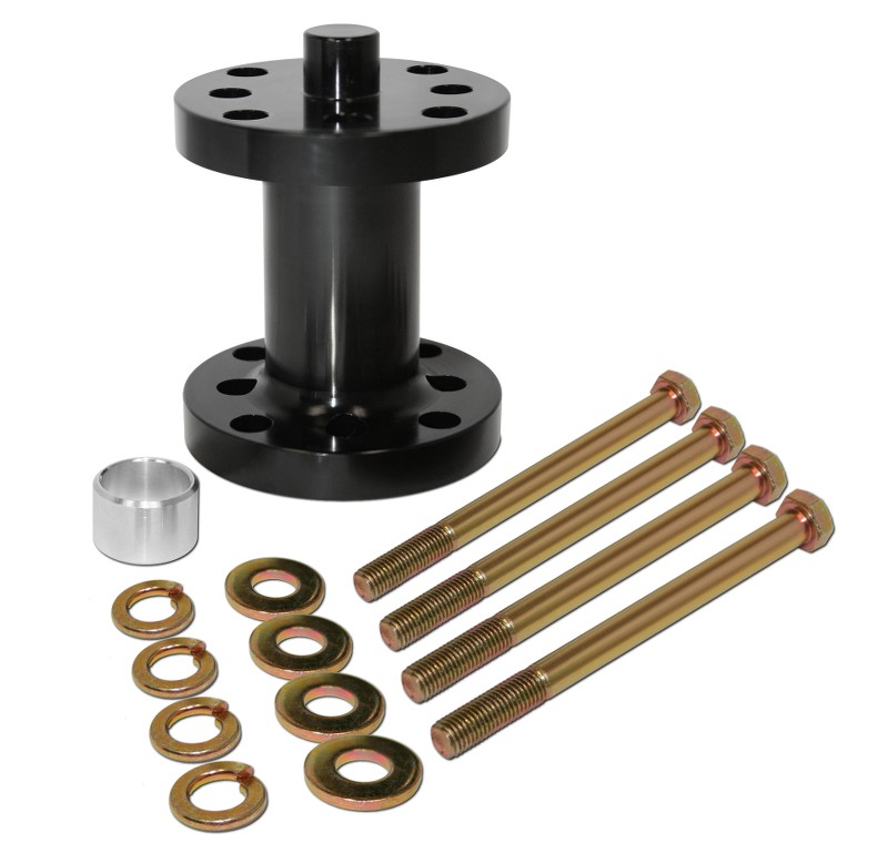 Aluminum  Fan Spacer Kit  3 Inch  Fits 5/8 Or 3/4 Drive  Comes With Bolts, Bushings, & Washers      