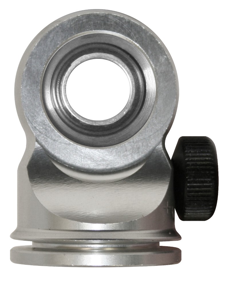 Adjustable Shock Short Rod End With 1" Wide Drag Bearing-Clear Anodized