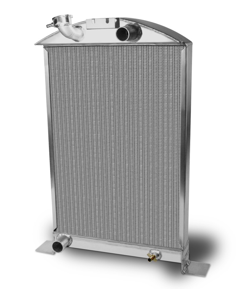 Aluminum Polish Radiator 1933-34 Ford Car   Ford With Transcooler  