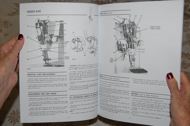 Professionnel édition complète Service Manual Pour SINGER 611 et 631 machines à coudre.