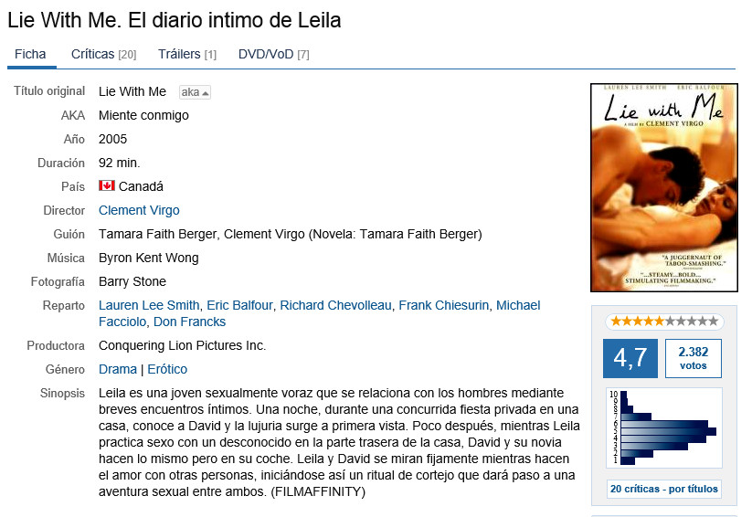 t6NQUt - Lie with Me (El diario íntimo de Leila) | 2005 | Drama. Erótico | BDrip 1080p | eng.cast DD5.1 | 8,4 GB
