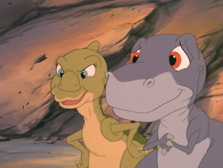 Littlefoot Is Frightened By A Baby Chomper. 598