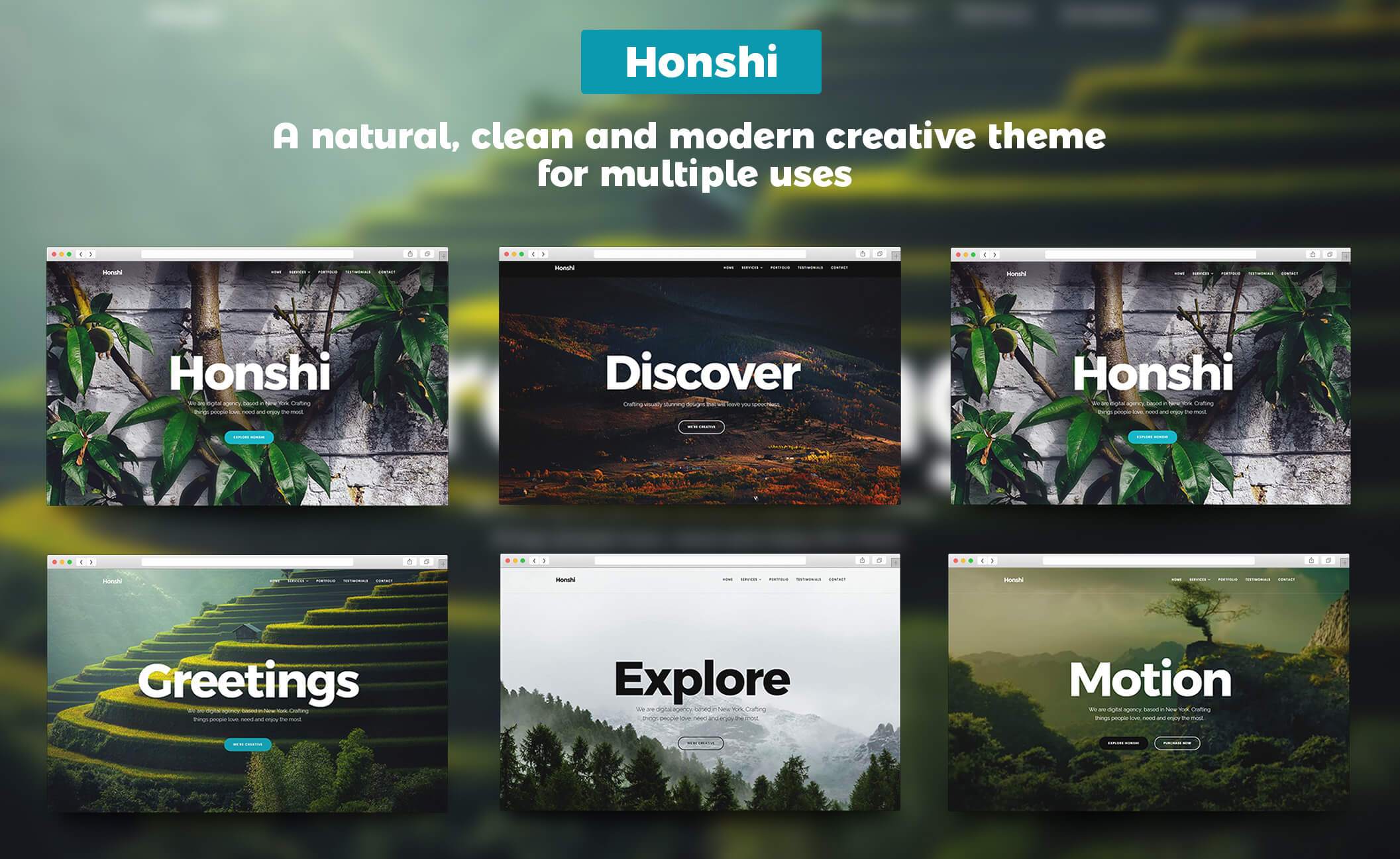 Honshi - WordPress Simple Portfolio Theme - 2